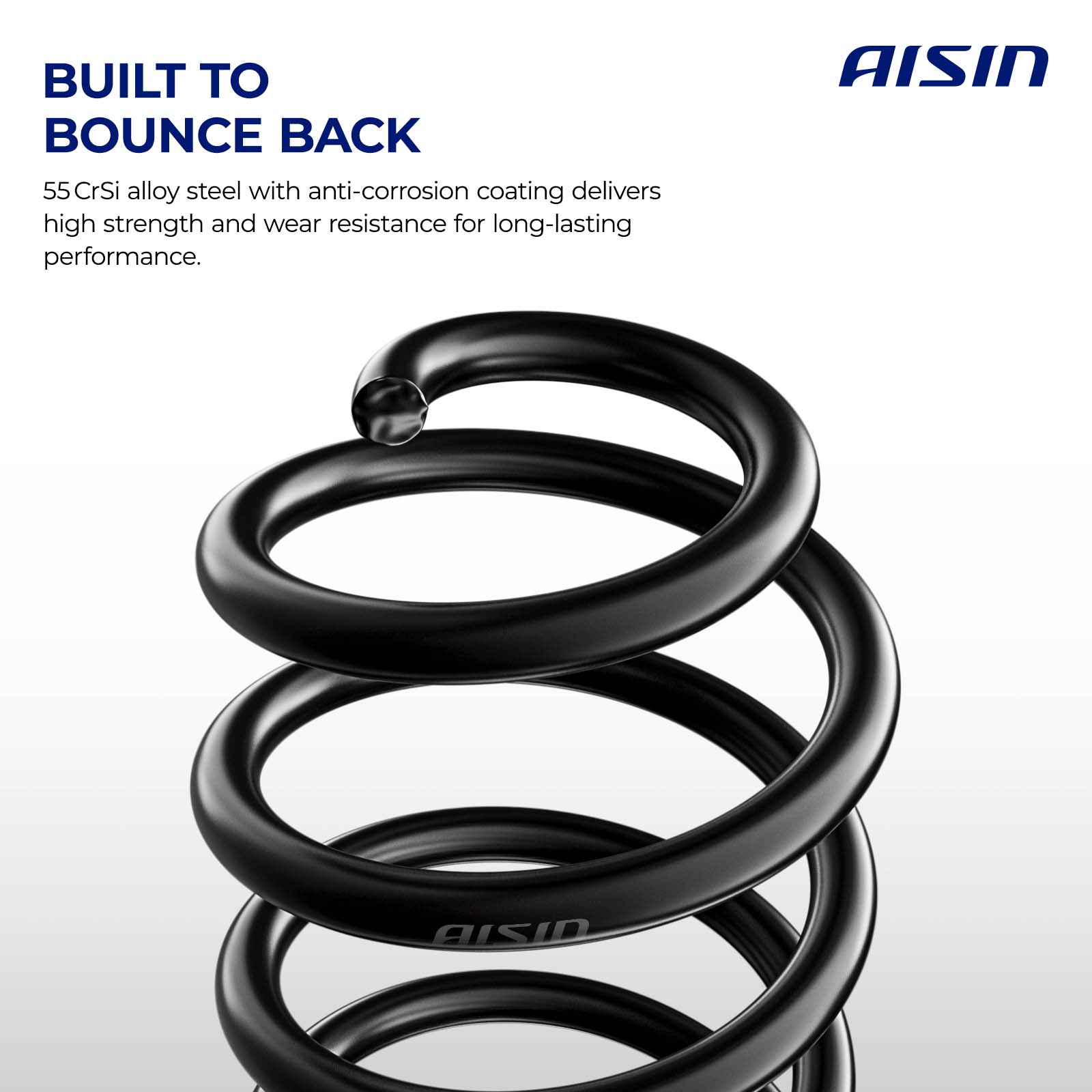 COSH-00497 Rear, Driver and Passenger Side Coil Springs, Set of 2 - Image 5