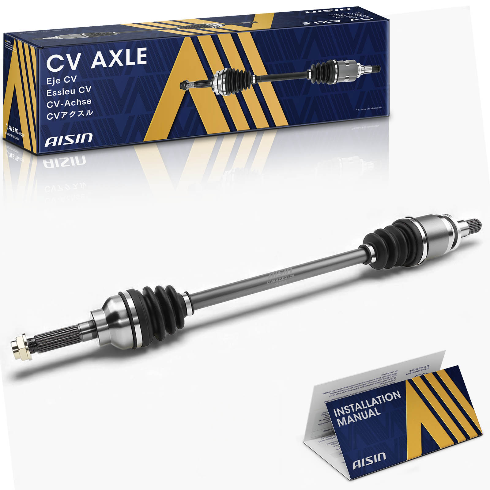 CVAAZ-02126 Axle Assembly - Sold Individually