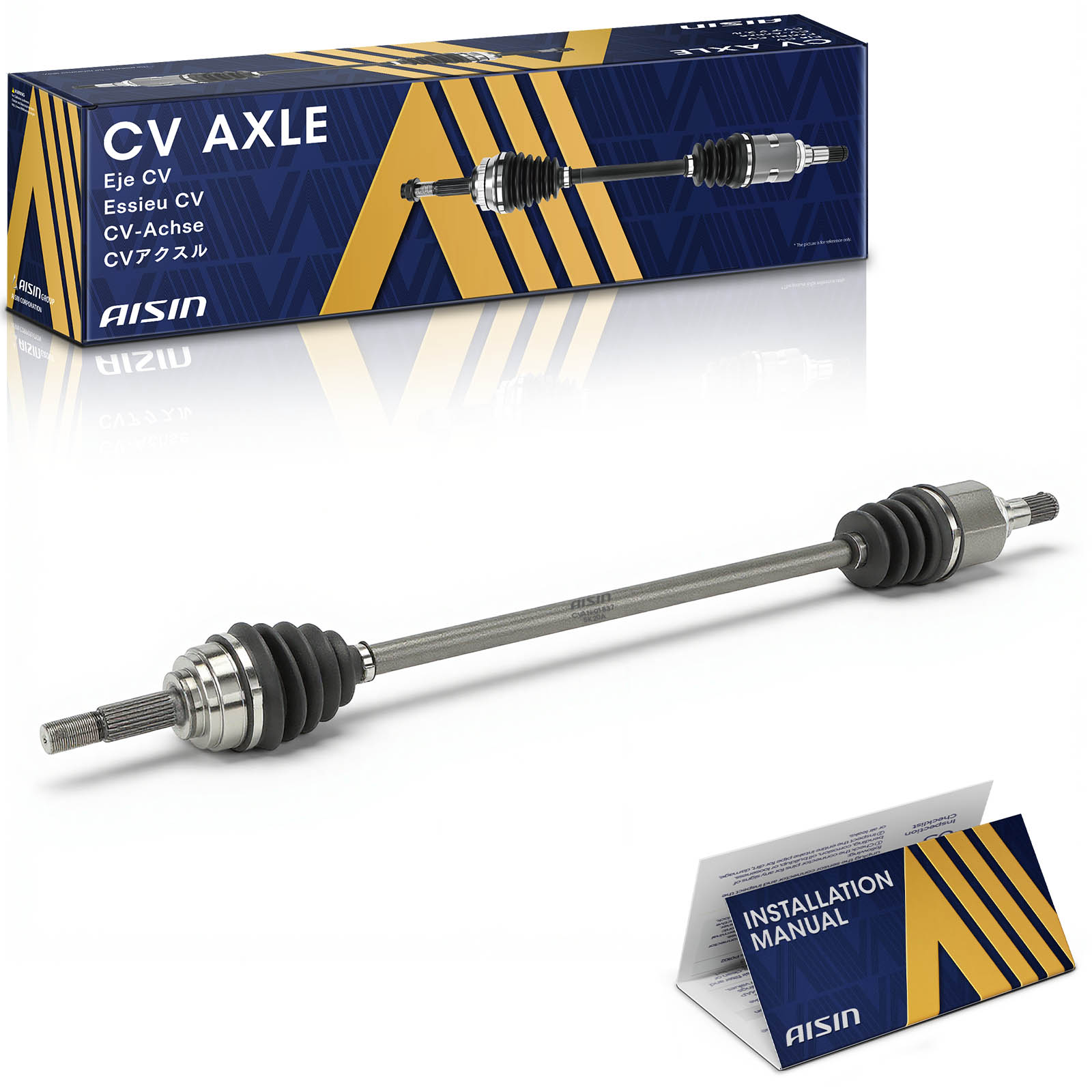 CVAN-01837 Sedan Front, Passenger Side Axle Assembly - Sold Individually FWD, 1.6L, 4Cyl
