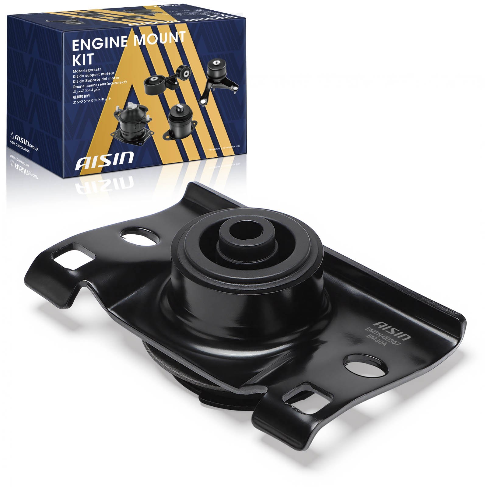 EMTN-00367 Front, Driver Side Motor Mount, Sold Individually