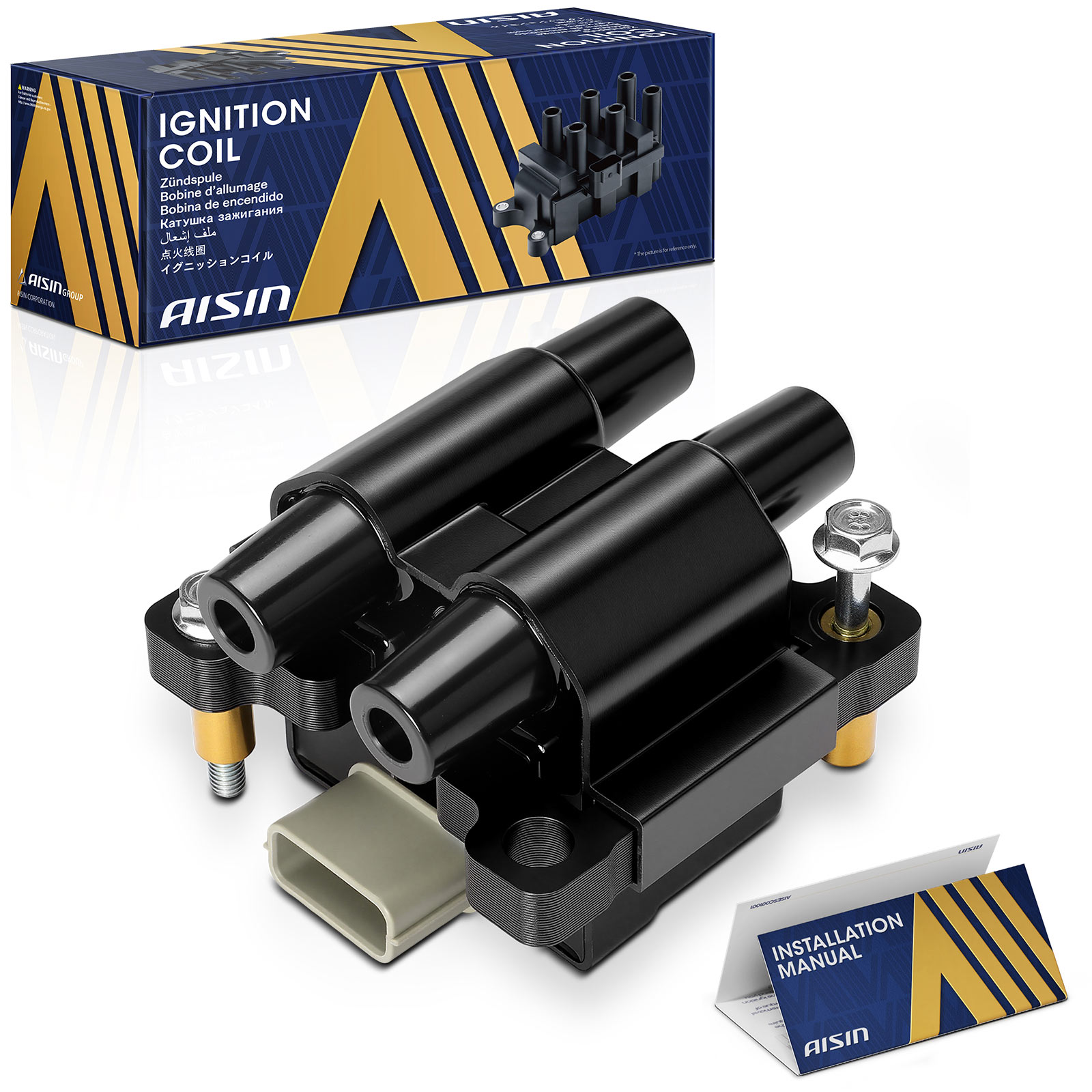 ESCF-00656 Ignition Coil, 2.5L, 4Cyl, Blade 4-Terminal Sold Individually