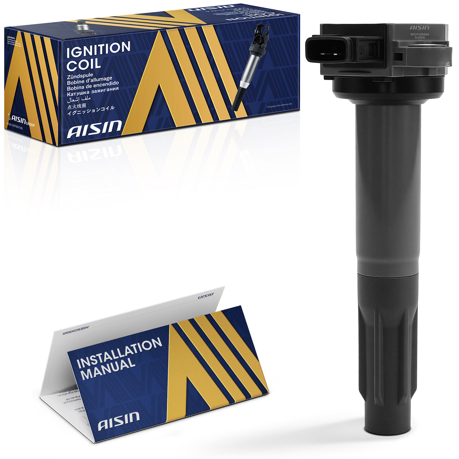 ESCF-00666 Ignition Coil, 2.5L, 4Cyl, Blade 3-Terminal Sold Individually