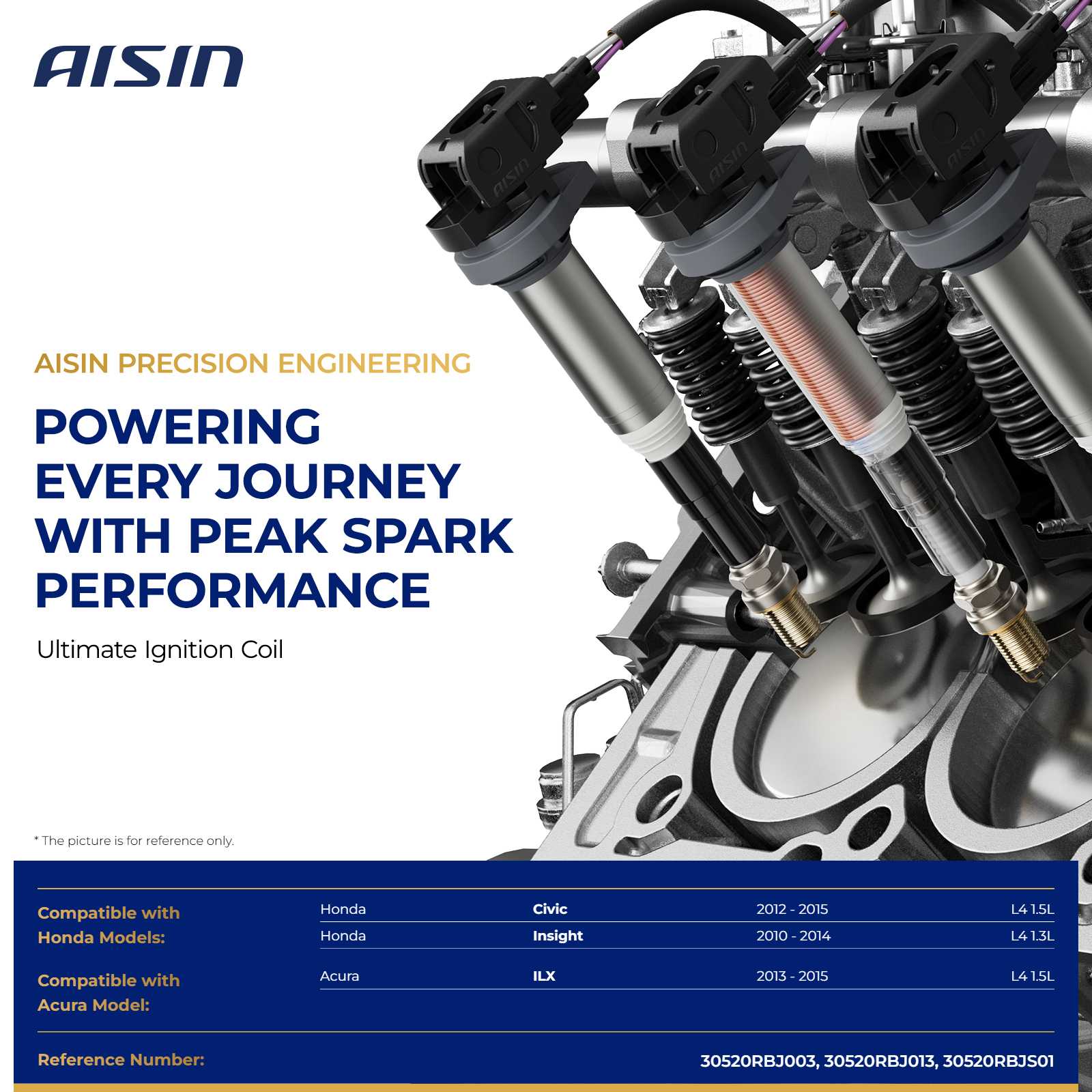 ESCH-00013 Ignition Coil, Pin 3-Terminal Sold Individually - Image 2