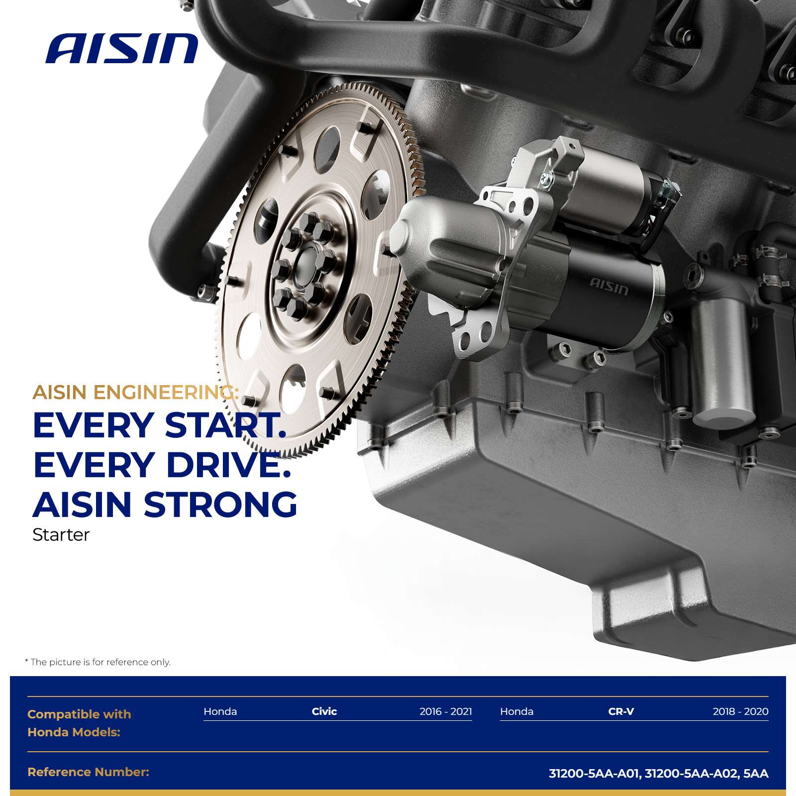 ESMH-00502 Starter, New - Image 2