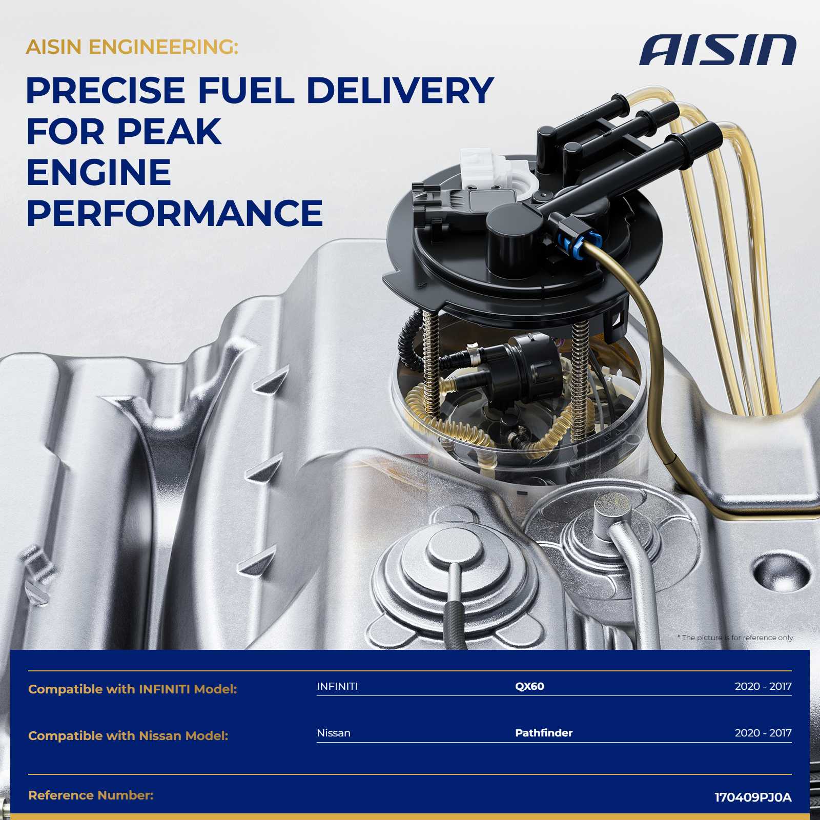 FUPN-01103 Fuel Pump, Electric, With Fuel Sending Unit, 3.5L, 6Cyl, Sport Utility - Image 2