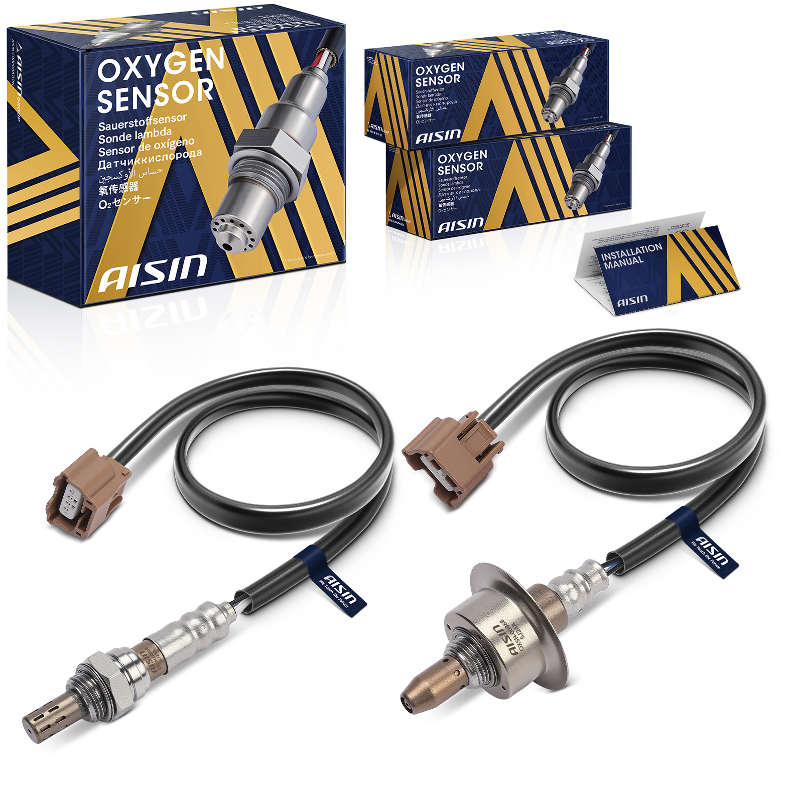 OXSN-00868 Before and After Catalytic Converter Oxygen Sensor, Set of 2