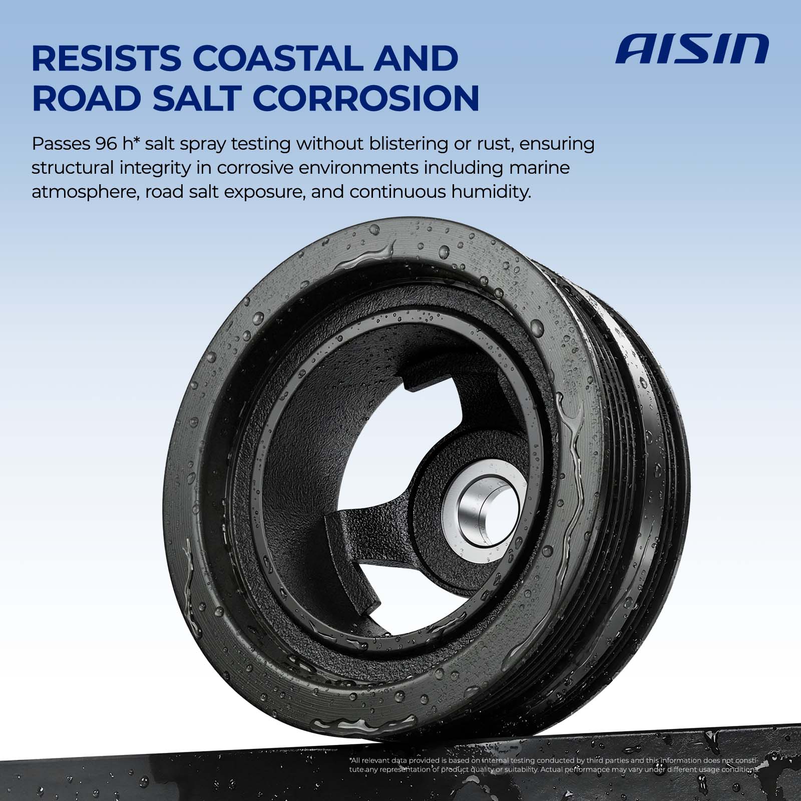 PDAH-00135 Harmonic Balancer, 4-Groove Pulley + 4-Groove Pulley + 4-Groove Pulley - Image 5