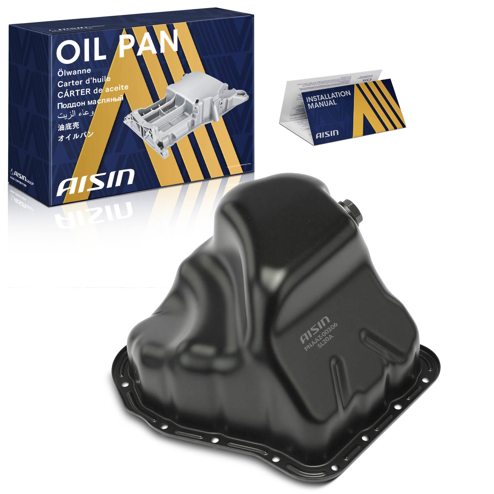 PNAAZ-00306 Iron Oil Pan, 2.5L, 4Cyl