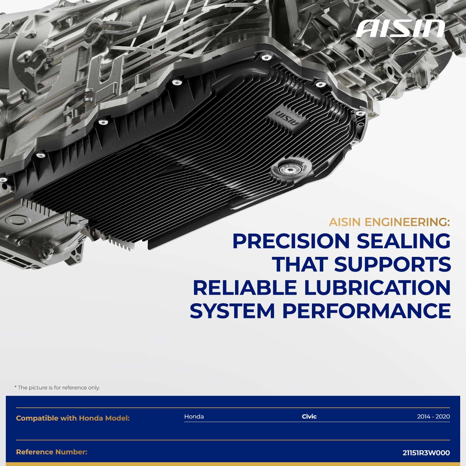 PNAH-00420 Transmission Pan - Natural, Aluminum, Transmission oil pan, Sold Individually - Image 2