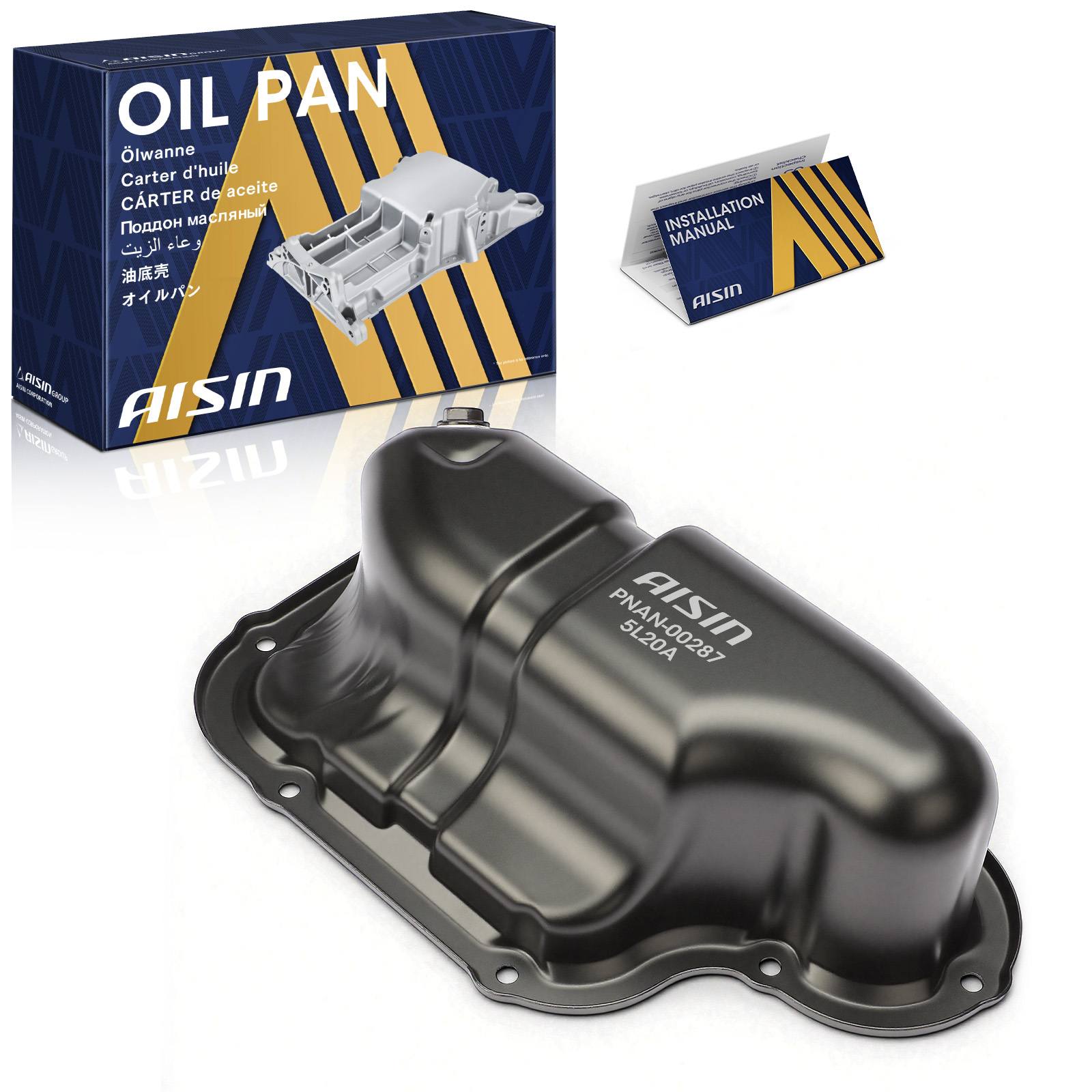 PNAN-00287 Iron Oil Pan, 5.6L, 8Cyl