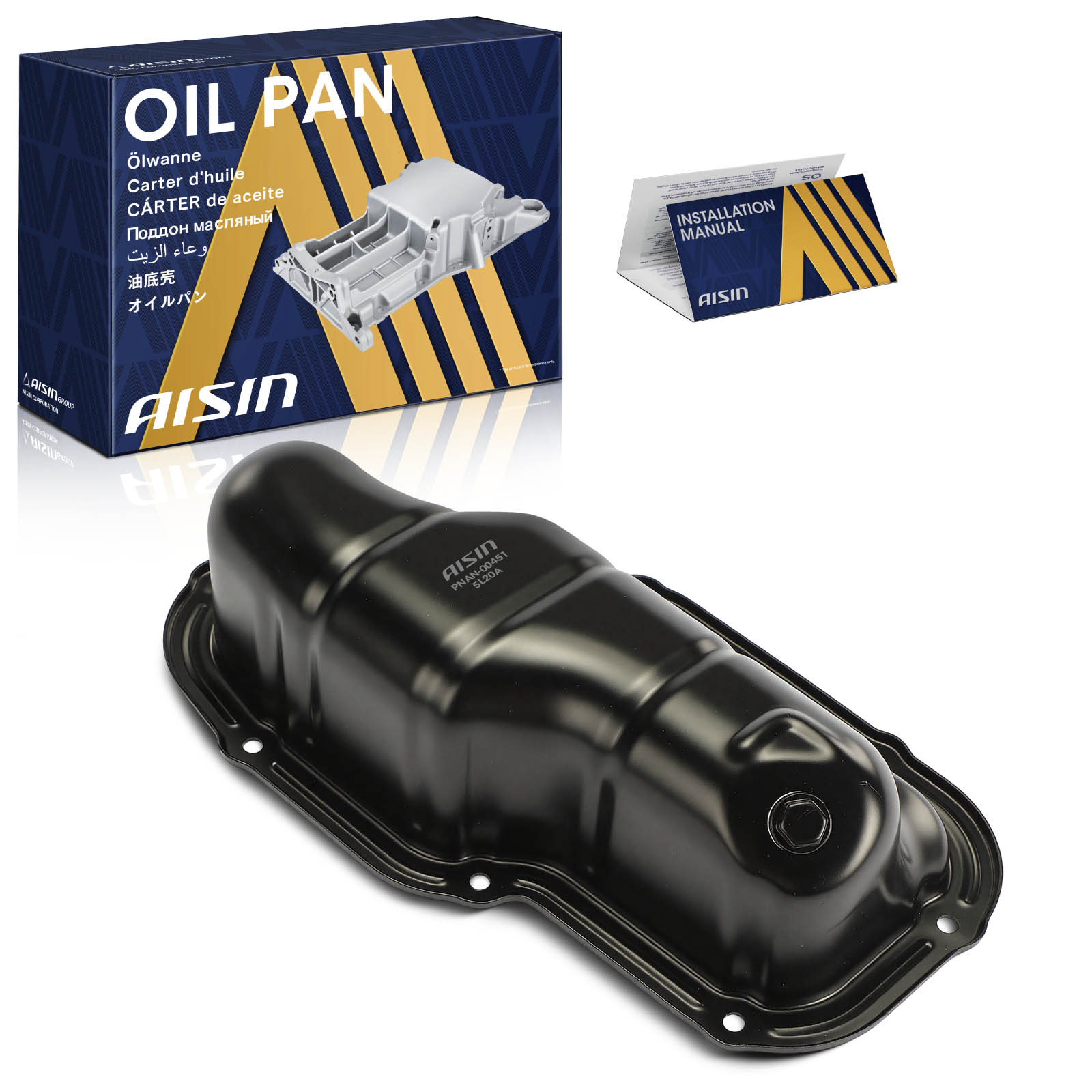 PNAN-00451 Iron Oil Pan, 5.6L, 8Cyl