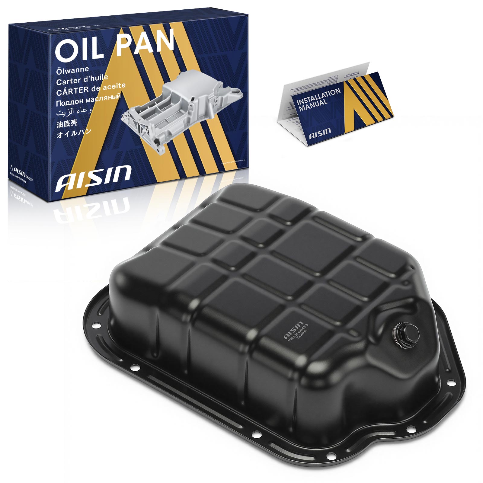PNAN-00453 Iron Oil Pan, 3.5L, 6Cyl