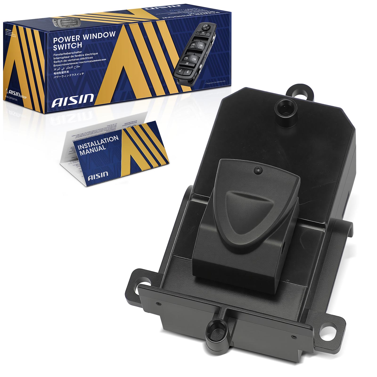 PWSH-00203 Rear Window Switch Black