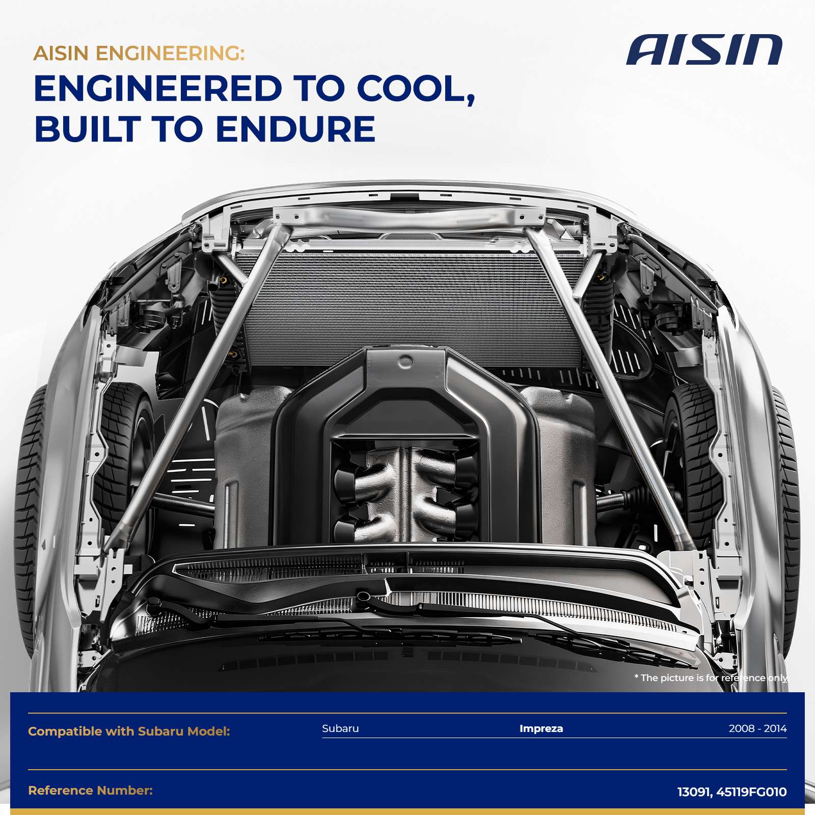 RDTF-00364 Radiator, 2.5L, 4Cyl - Image 2
