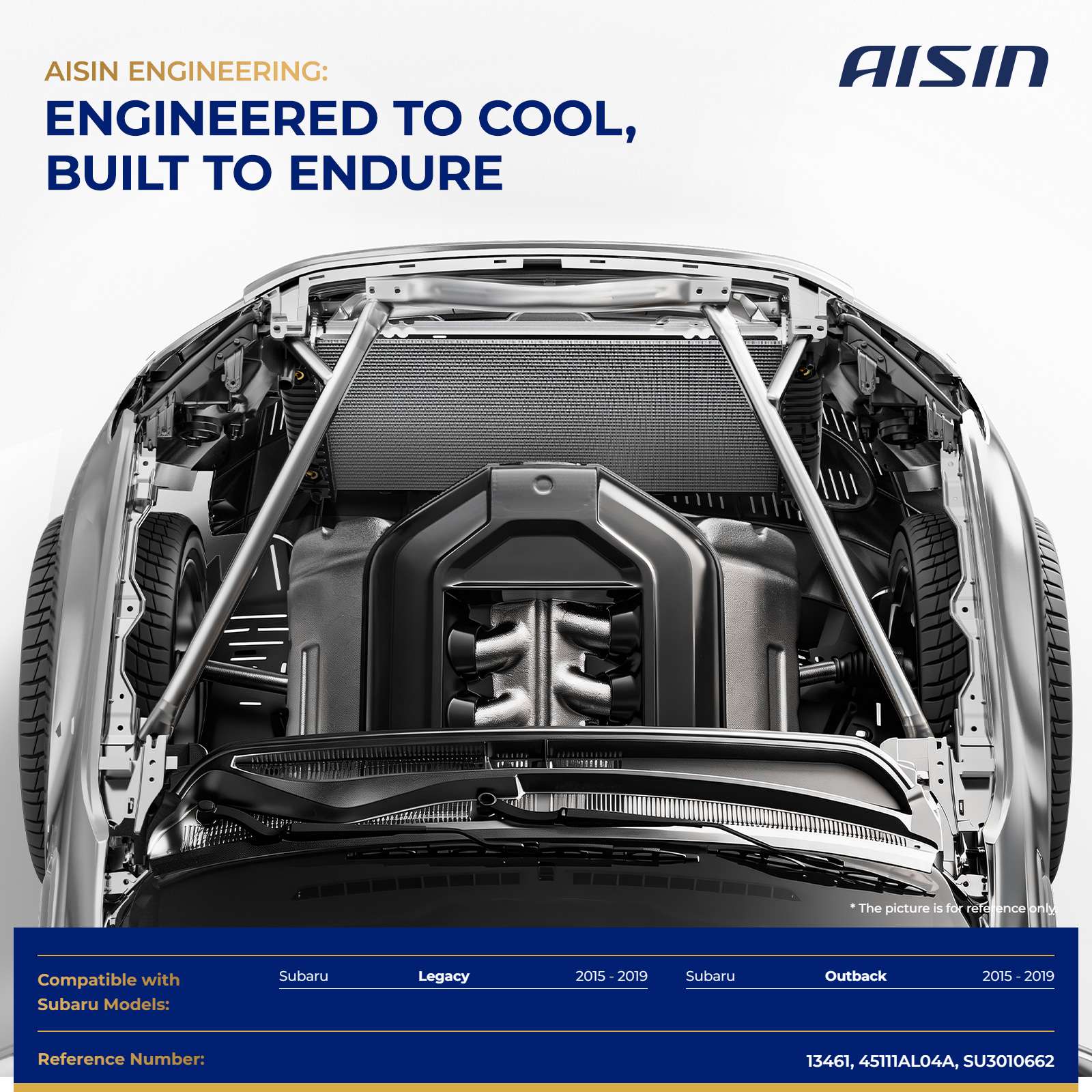 RDTF-00498 Radiator, 2.5L, 4Cyl - Image 2