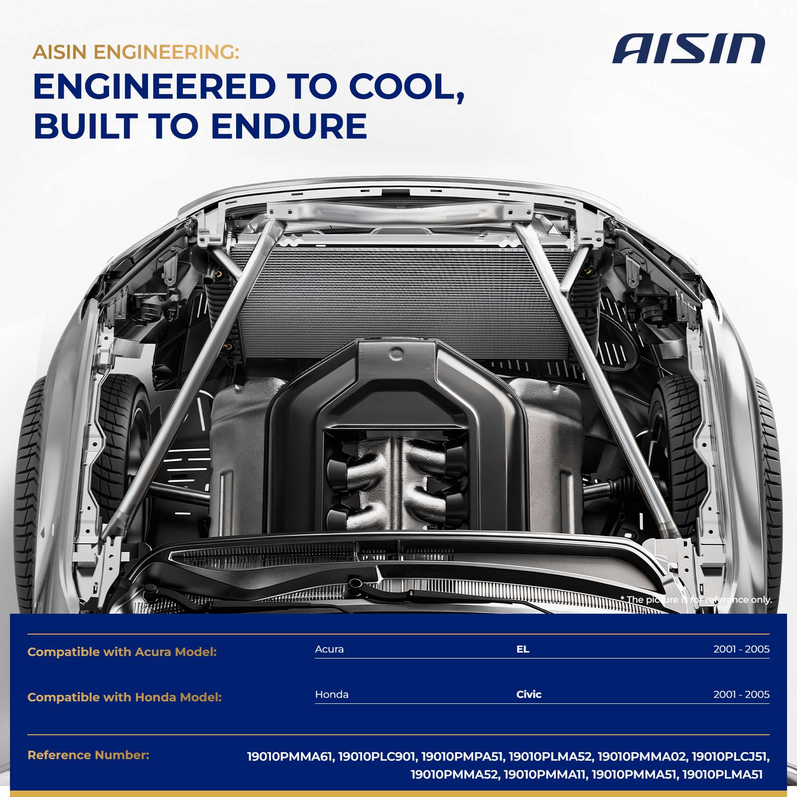 RDTH-00141 Radiator, 1.7L, 4Cyl - Image 2