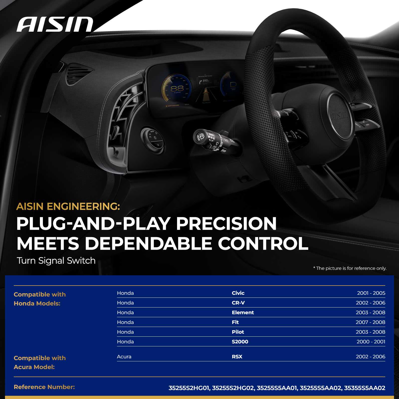 TSSH-00386 Turn Signal Switch - Image 2