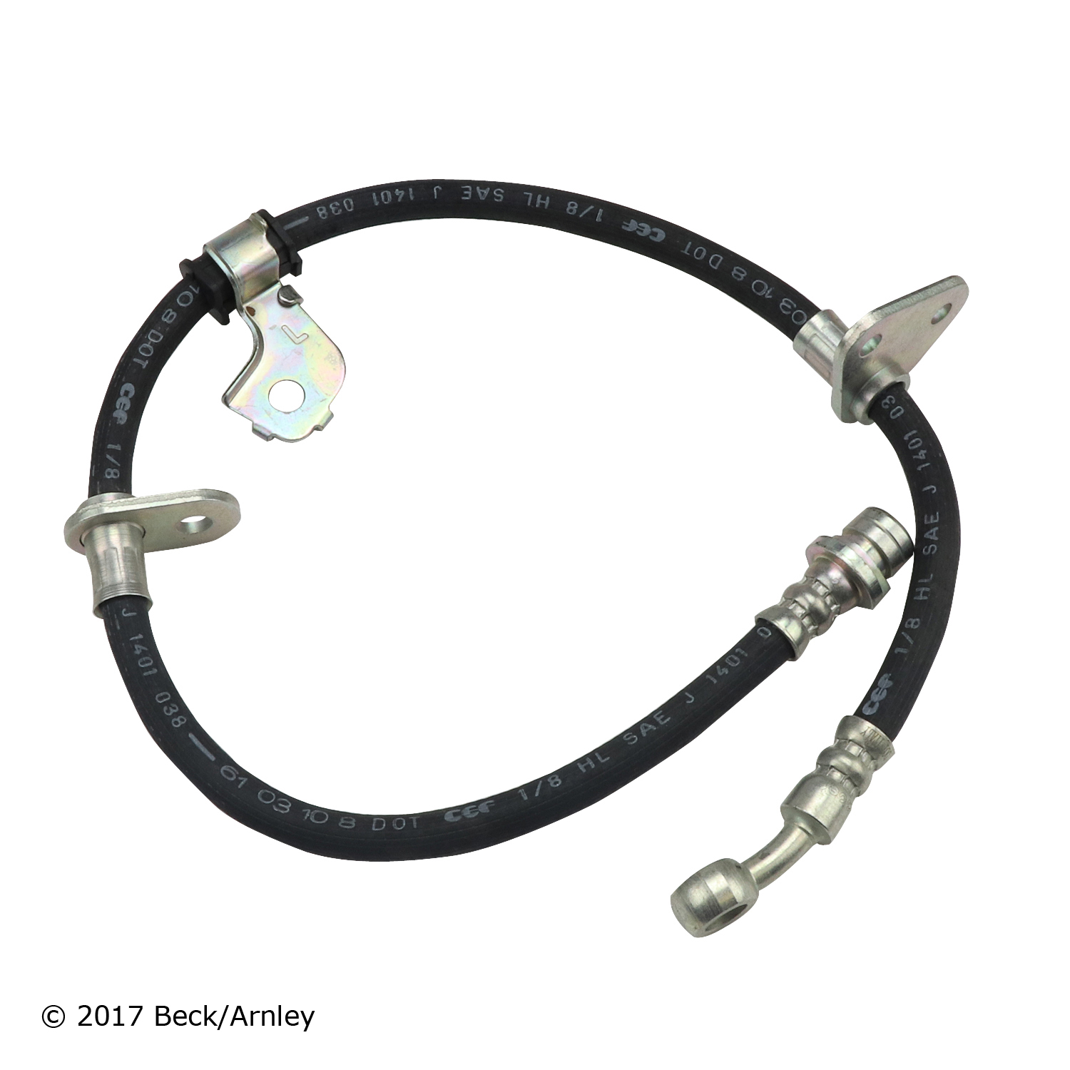 073-1472 Front, Driver Side OE Replacement Series Brake Line