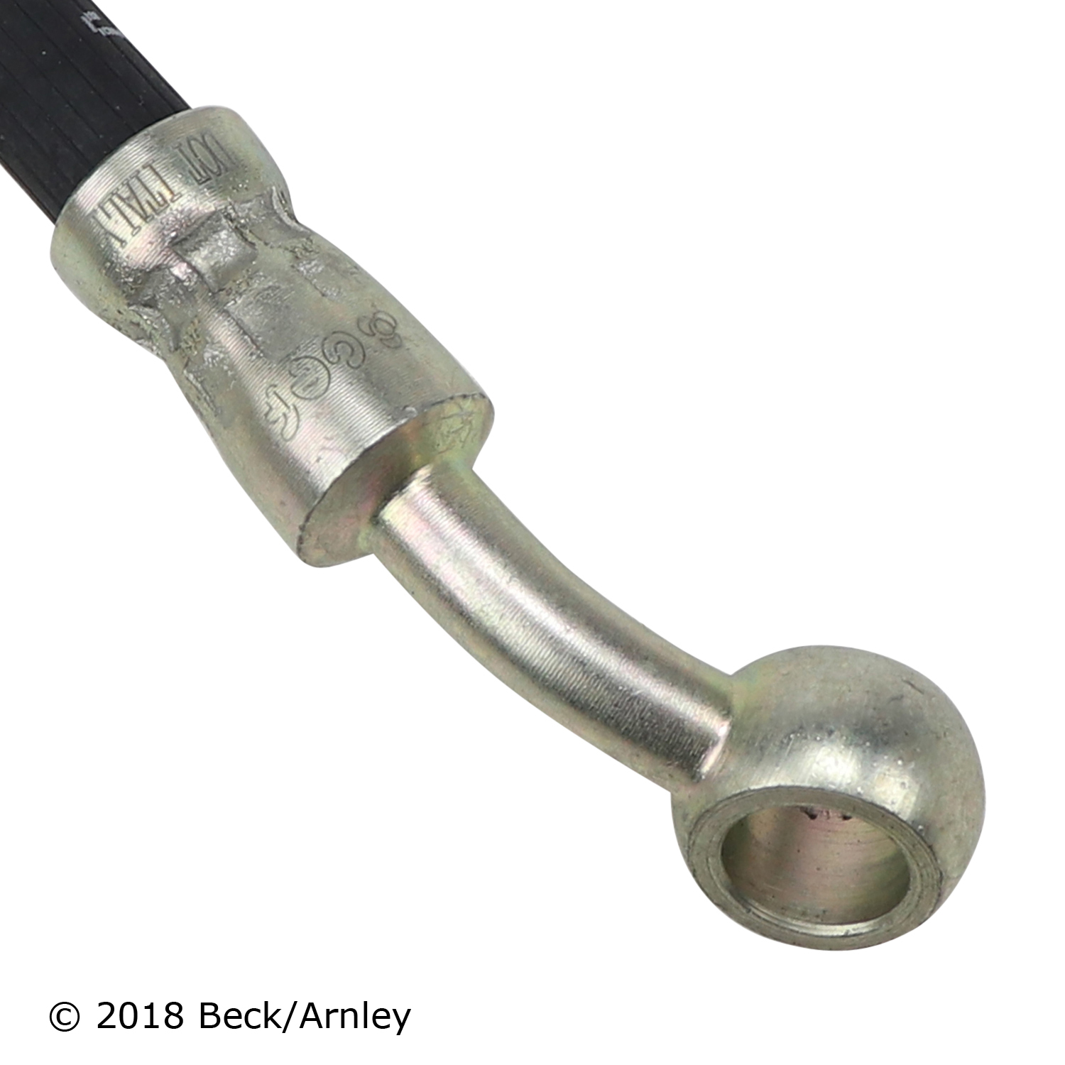 073-1943 Rear, Driver Side OE Replacement Series Brake Line - Image 2