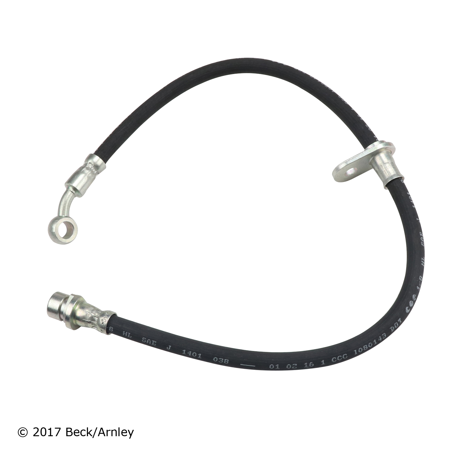 073-1949 Front, Driver Side OE Replacement Series Brake Line