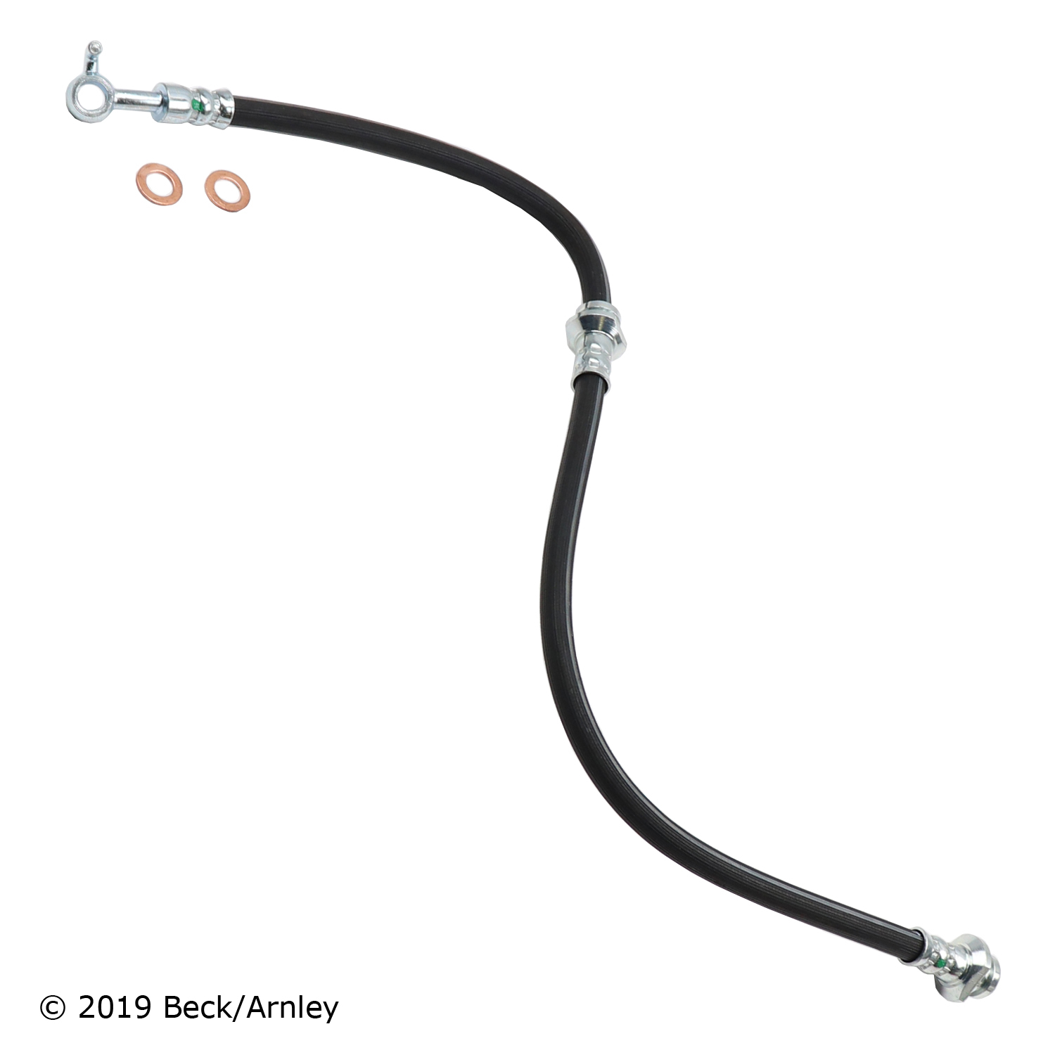 073-2080 Front, Driver Side OE Replacement Series Brake Line
