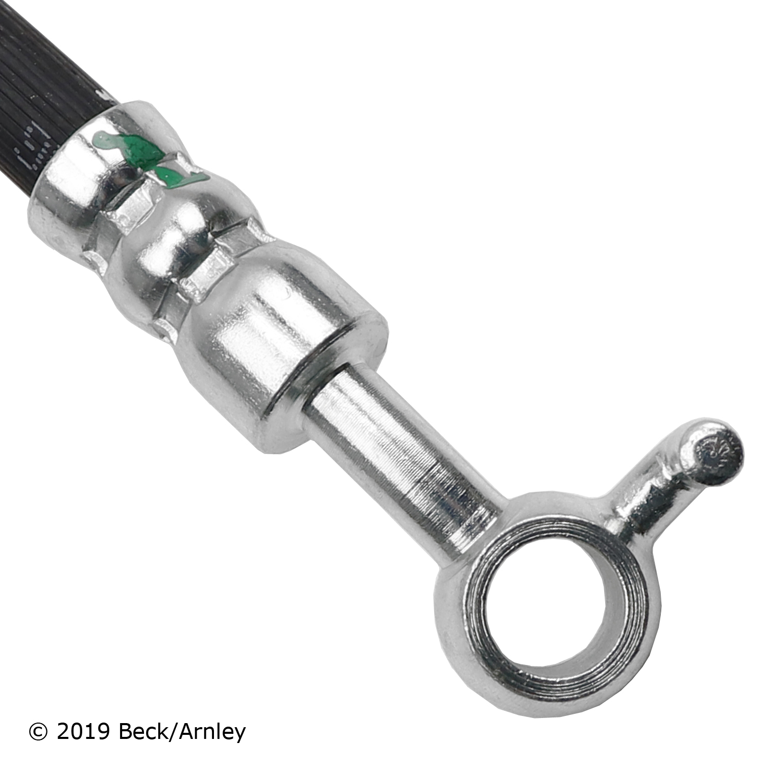 073-2083 Front, Passenger Side OE Replacement Series Brake Line - Image 2