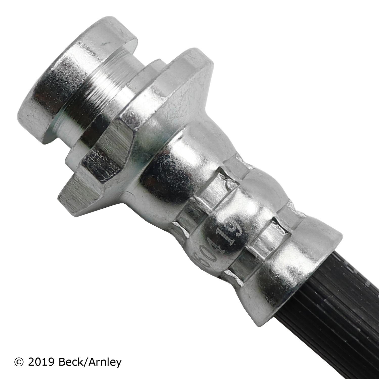 073-2093 Rear, Driver Side OE Replacement Series Brake Line - Image 2
