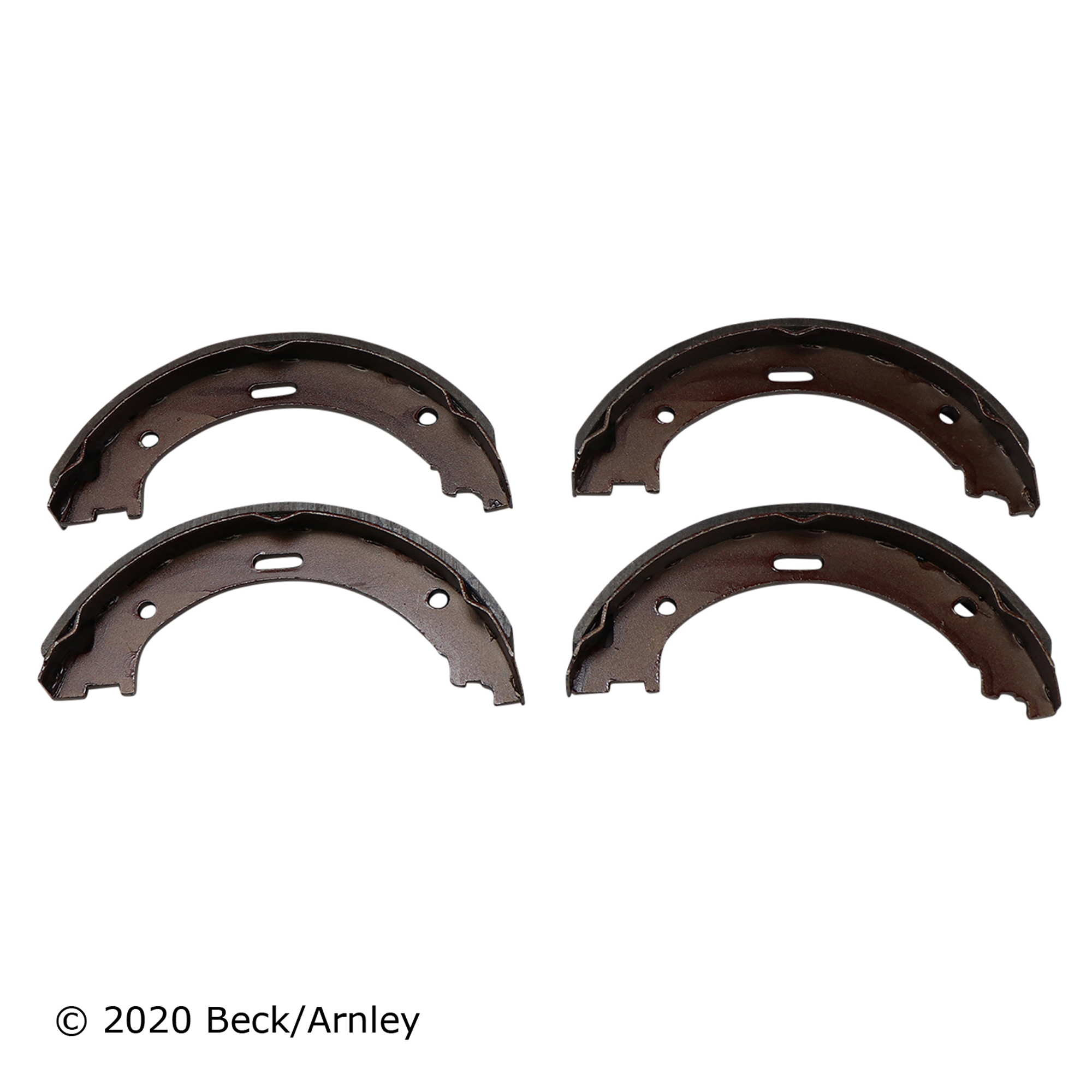 081-3204 Parking Brake Shoe - Direct Fit, 2-Wheel Set