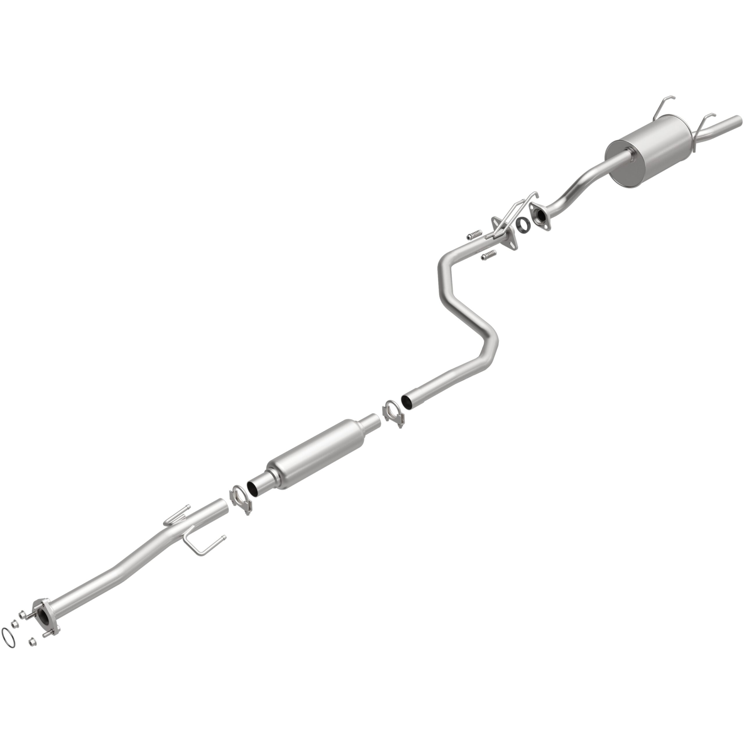 106-0727 Cat-Back Exhaust System, Made of Aluminized Steel, Direct-Fit Exhaust Series - Image 4