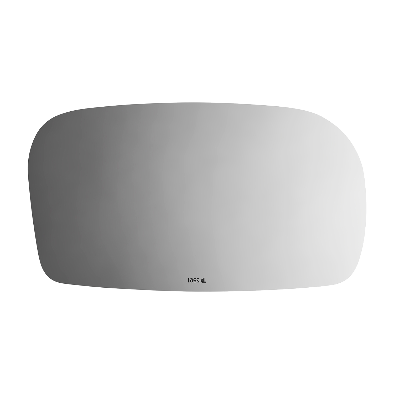 2961 Driver Side Mirror Glass, Non-Heated, No Blind Spot Feature No Auto-Dim, Backing Plate Not Included - Image 4