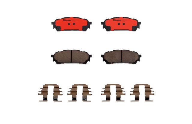 Brembo Premium NAO Ceramic P78014N | Rear Disc Brake Pad Set