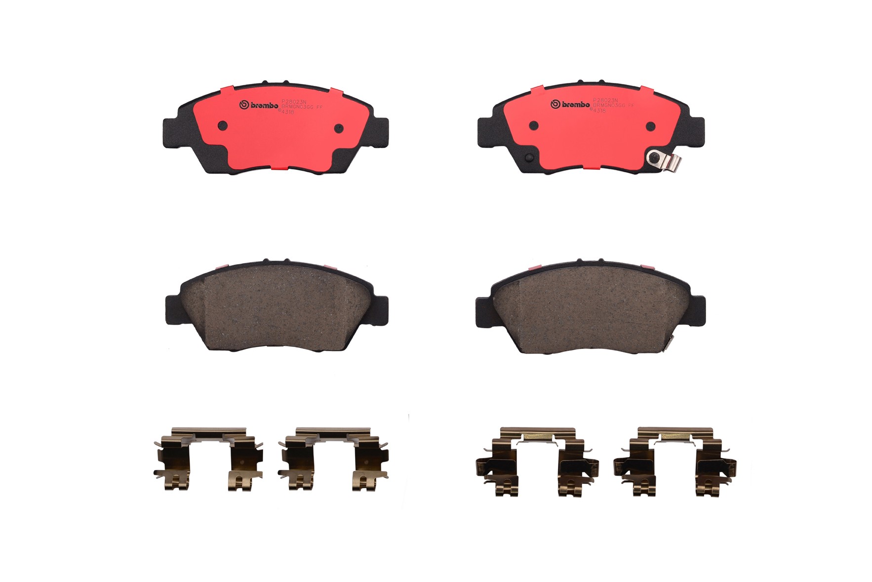 P28023N Front PRIME Series Ceramic Brake Pad Set - Image 2