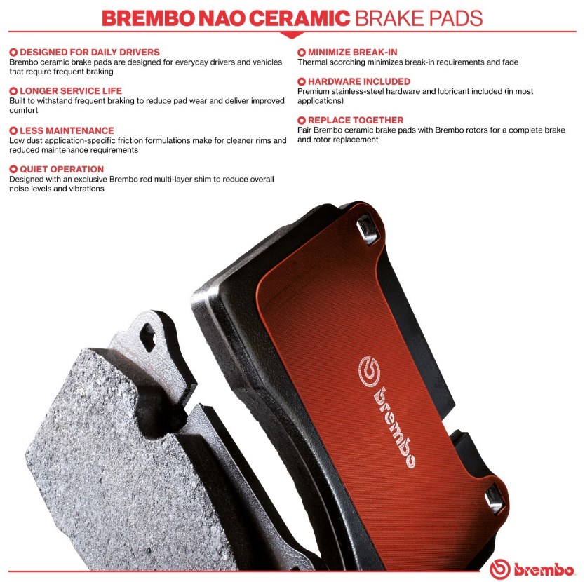 P28023N Front PRIME Series Ceramic Brake Pad Set - Image 4