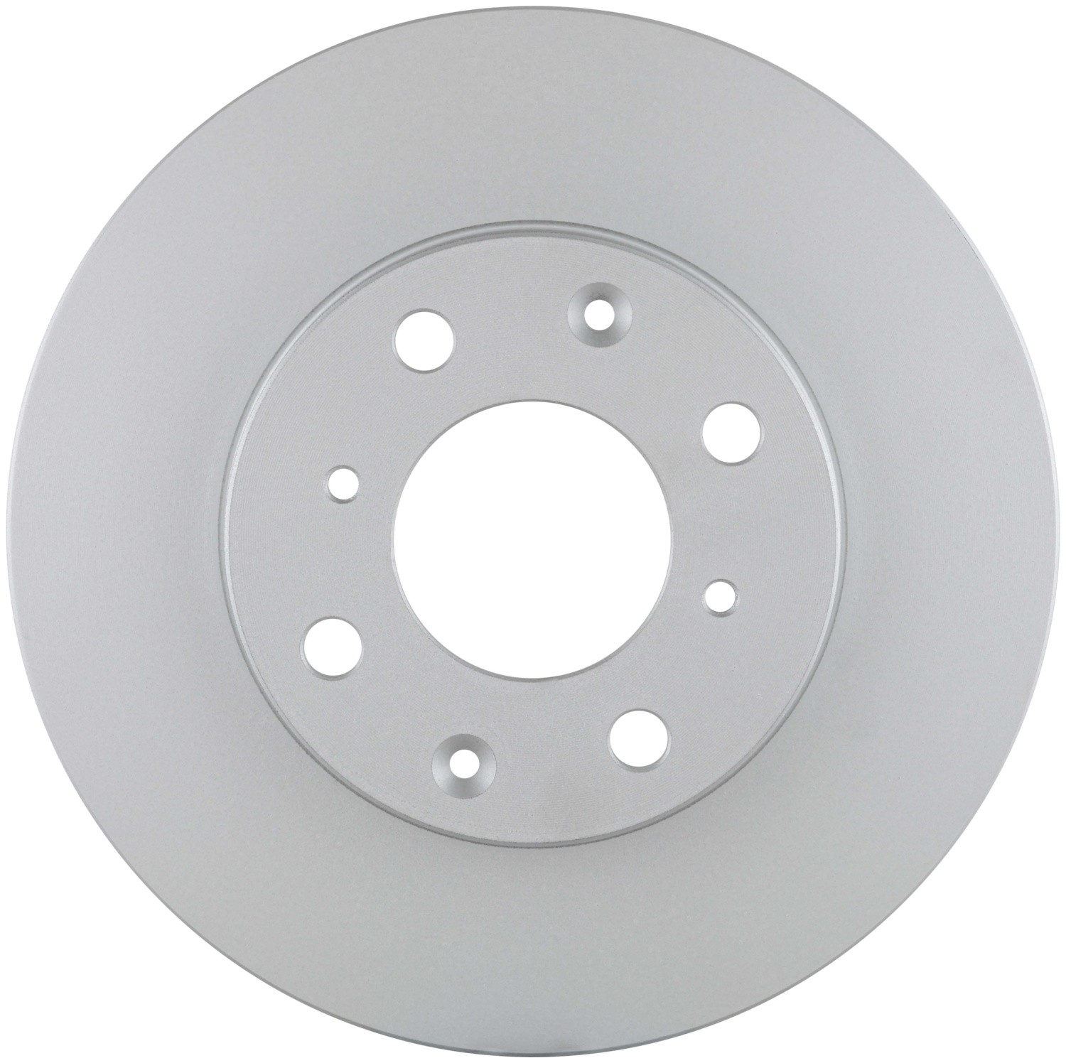 26010734 Front, Driver or Passenger Side Brake Disc, Geomet Coated, Plain Surface, Vented, 4 Lugs, 239.5 mm, QuietCast Series
