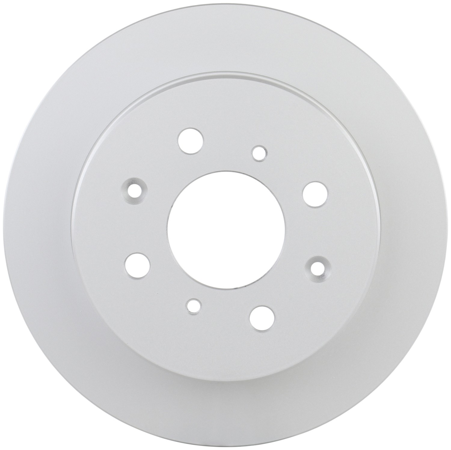 26010743 Rear, Driver or Passenger Side Brake Disc, Geomet Coated, Plain Surface, Solid, 4 Lugs, 238.7 mm