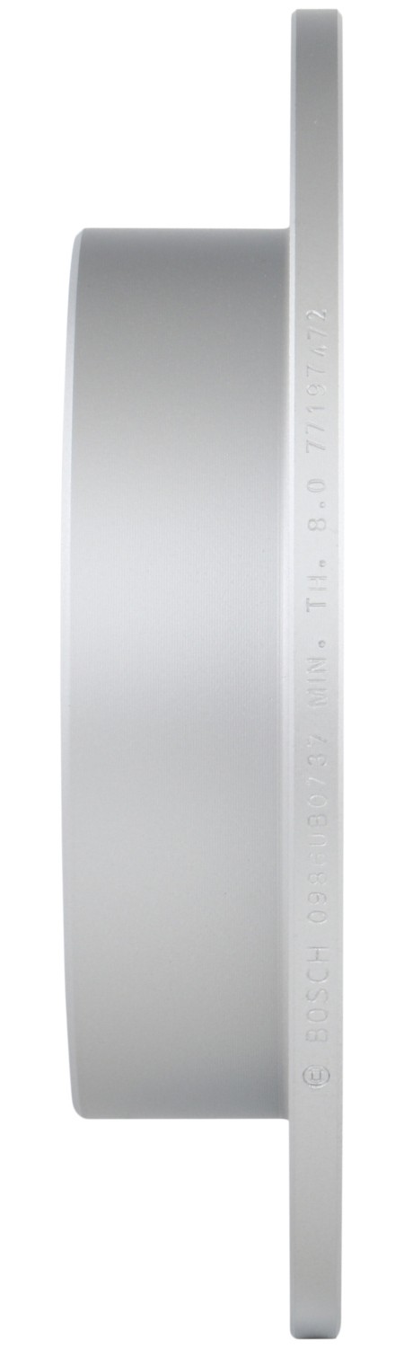 26010743 Rear, Driver or Passenger Side Brake Disc, Geomet Coated, Plain Surface, Solid, 4 Lugs, 238.7 mm - Image 3