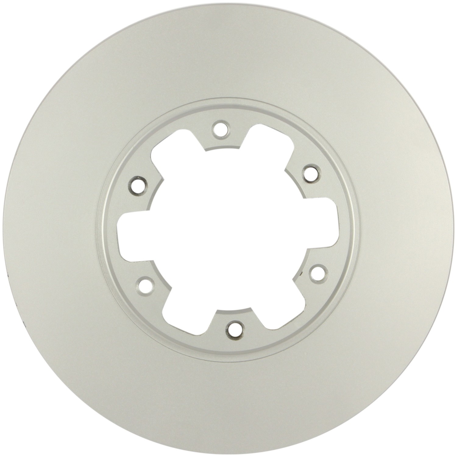 40011035 Front, Driver or Passenger Side Brake Disc, Geomet Coated, Plain Surface, Vented, 6 Lugs, 282.7 mm, QuietCast Series