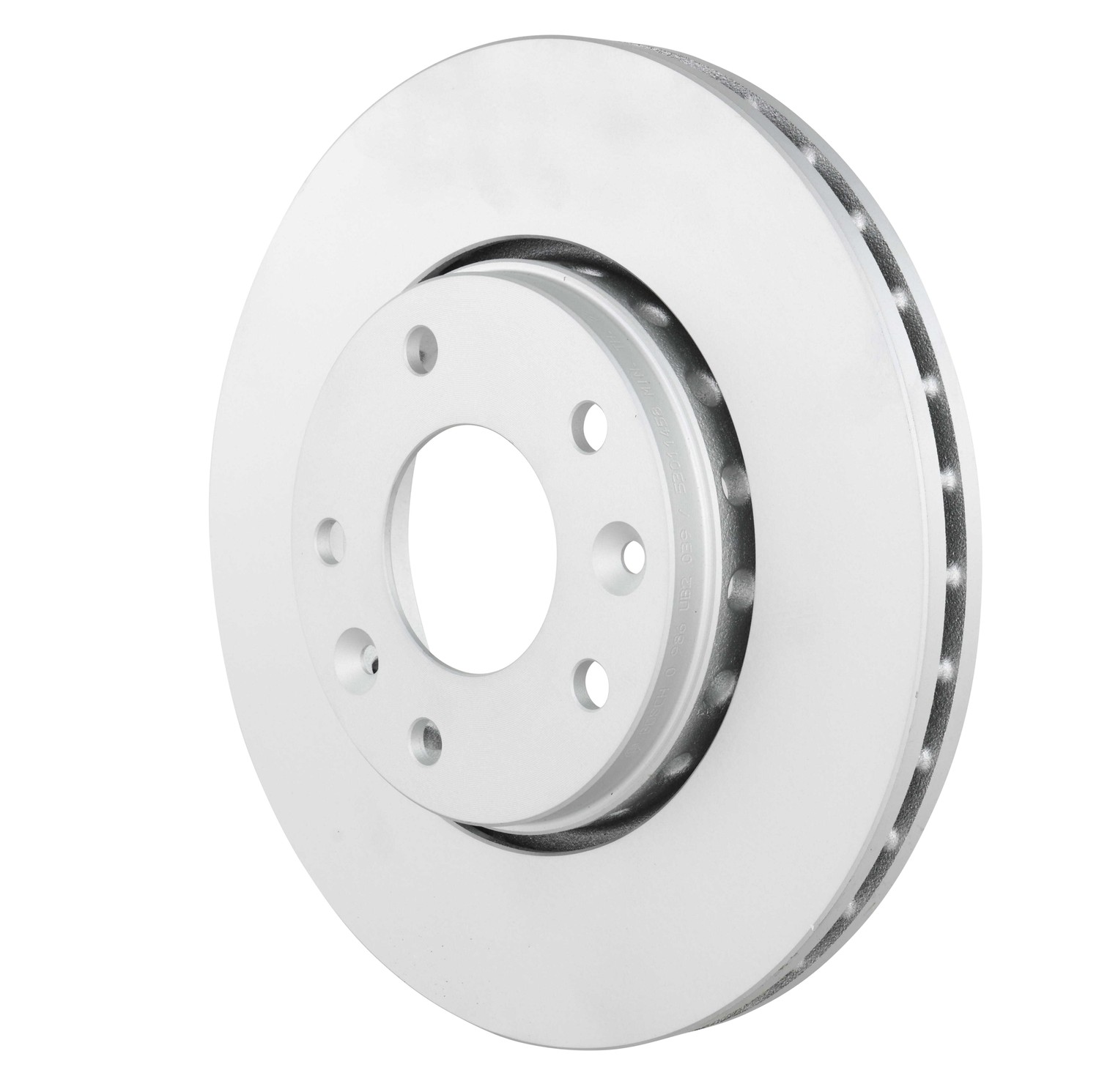 53011458 Front, Driver or Passenger Side Brake Disc, Geomet Coated, Plain Surface, Vented, 5 Lugs, 280 mm