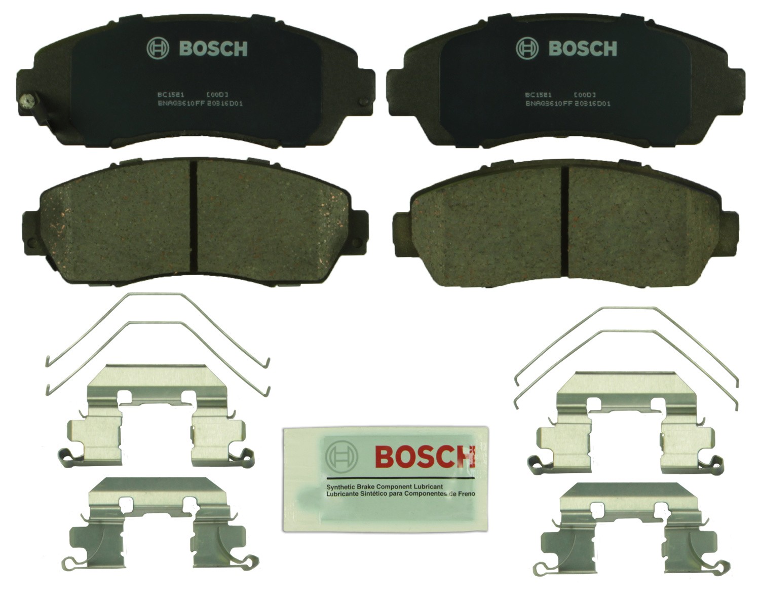 BC1521 Front Quietcast Premium Series Ceramic Brake Pad Set