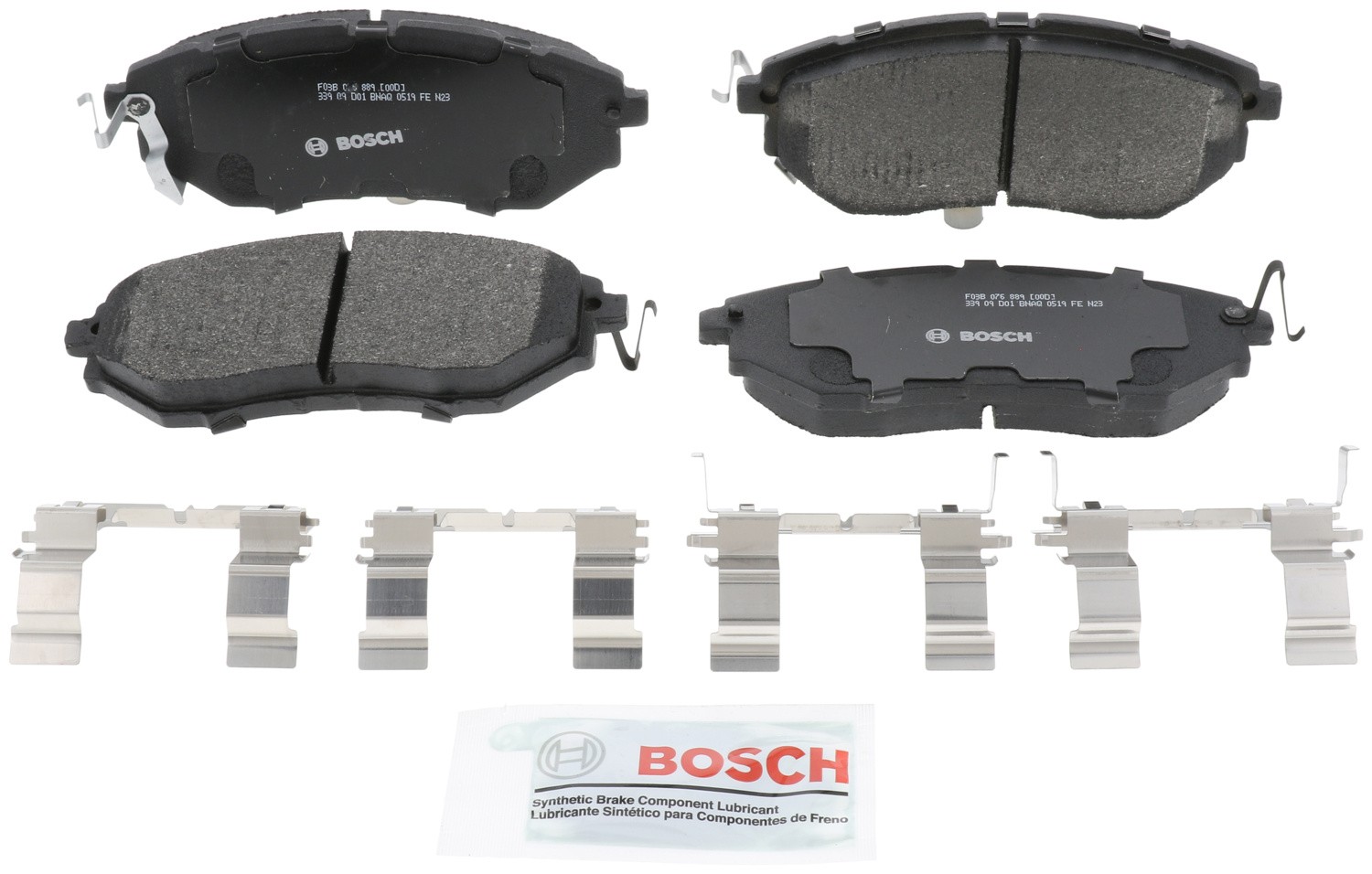 BP1078 Front Quietcast Premium Series Semi-metallic Brake Pad Set