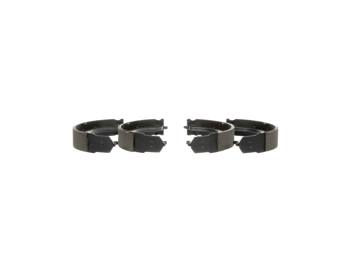 BS887 Parking Brake Shoe - Direct Fit, 2-Wheel Set - Image 2