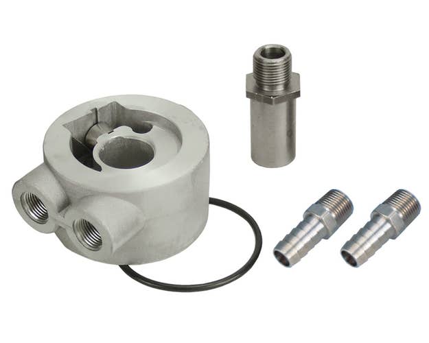 Derale 15730 | Engine Oil Filter Adapter Kit