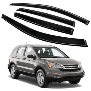 Dodge Ram Rain Guards Window Visors Deflectors Exterior Tape 4PCS Smoke 2009-202