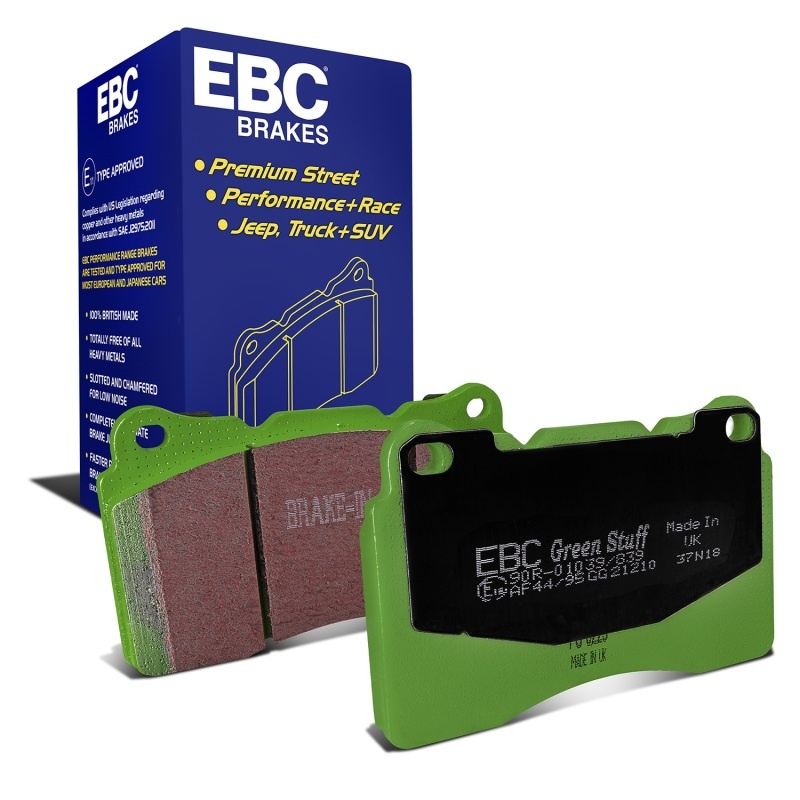 DP21210 Front Greenstuff 2000 Aramid Fiber Sport Aramid Fiber Brake Pad Set