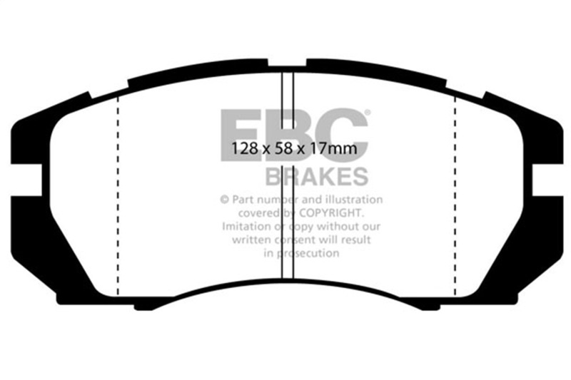 DP2966 Front Greenstuff 2000 Aramid Fiber Sport Aramid Fiber Brake Pad Set