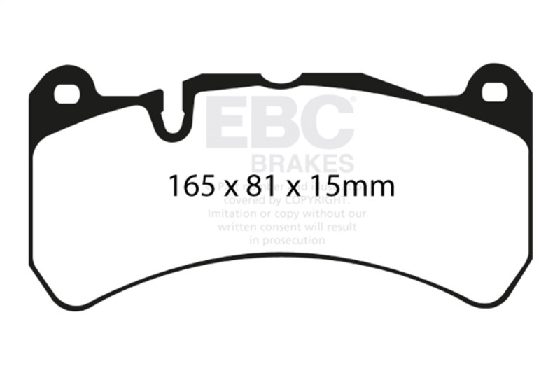 DP31591C Front Redstuff Ceramic Low Dust Aramid Fiber Ceramic Brake Pad Set
