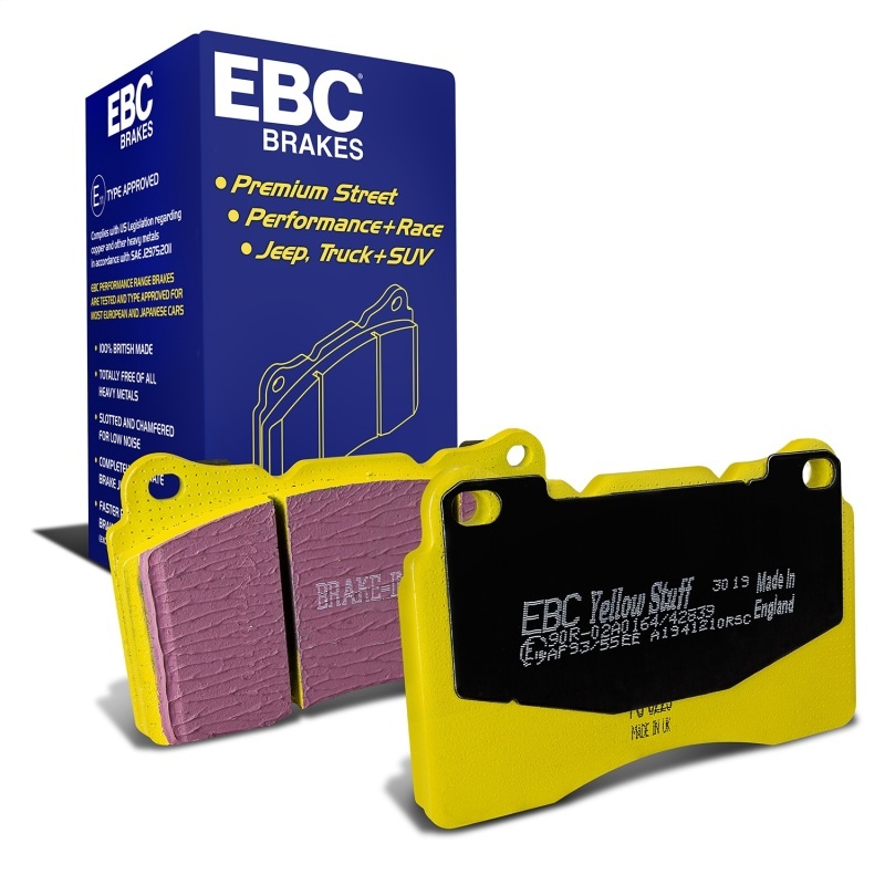 DP41210R Front Yellowstuff Street and Track Aramid Fiber Brake Pad Set