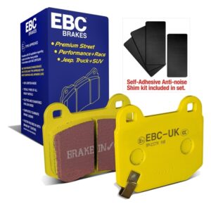 DP41537R Rear Yellowstuff Street and Track Aramid Fiber Brake Pad Set