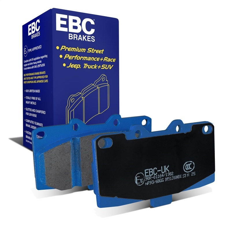 DP51200NDX Front Bluestuff NDX Aramid Fiber Full Race Aramid Fiber Brake Pad Set