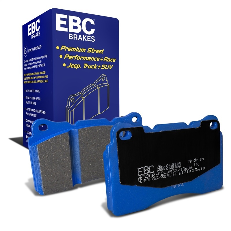 DP51210NDX Front Bluestuff NDX Aramid Fiber Full Race Aramid Fiber Brake Pad Set